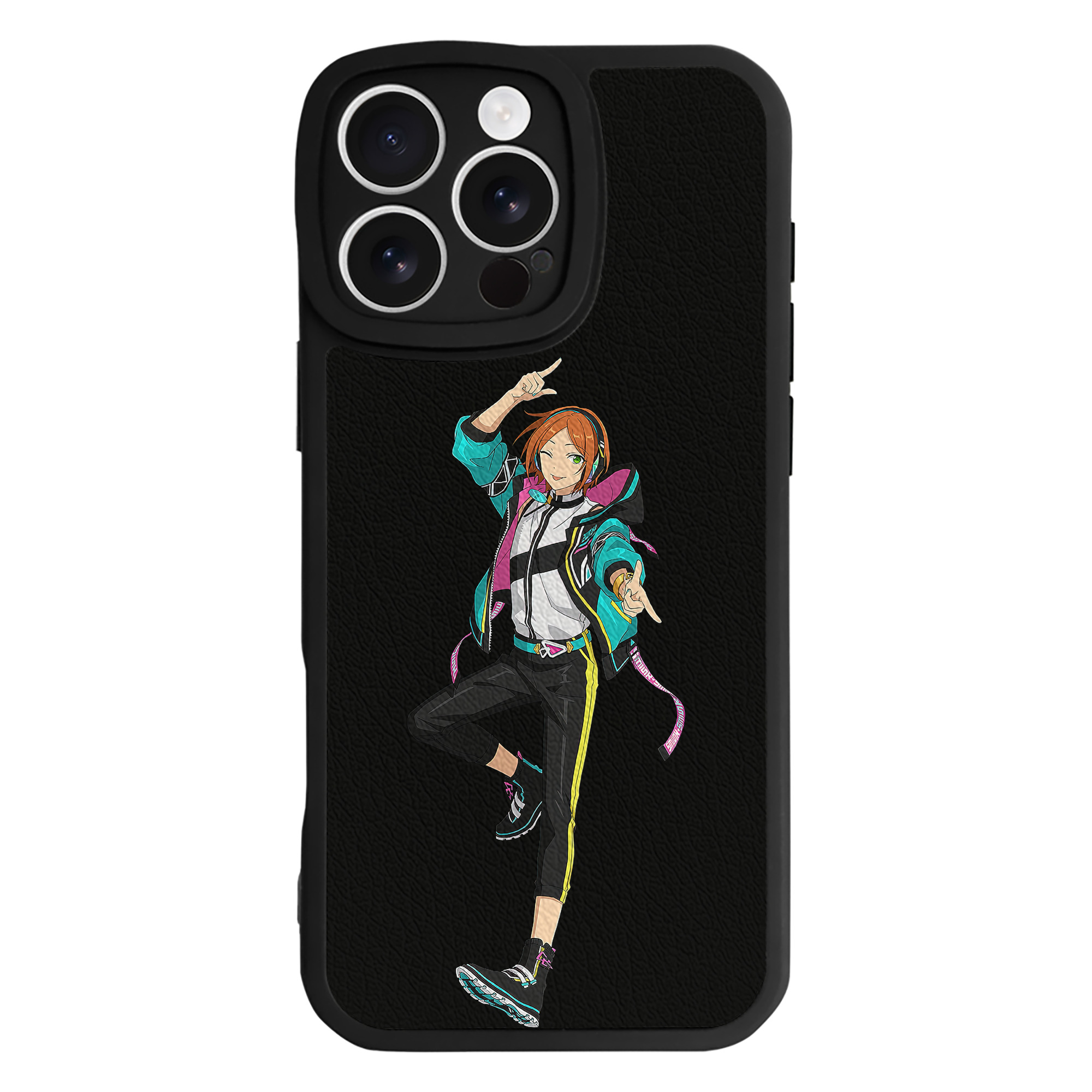 （画像用） あんさんぶるスターズ! Ensemble Stars 【iPhone 16シリーズ対応】シリコンスマホケース（レザー調） 材質：シリコン